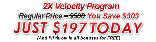 Maximum velocity coupon codes