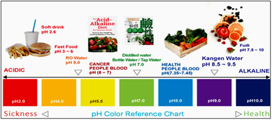 Kangen Water Ph Chart