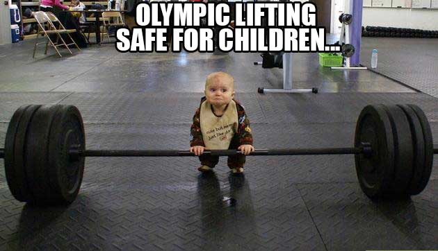 Olympic Lifting Safe & Greater Performance Benefit for Children