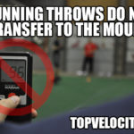 Running Throws Do Not Correlate to the Pitching Mound