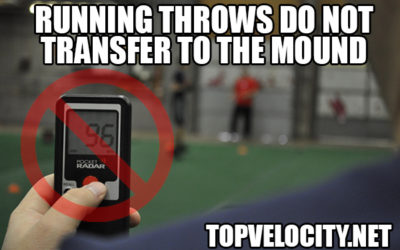 Running Throws Do Not Correlate to the Pitching Mound
