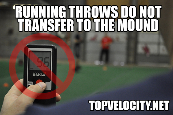 Running Throws Do Not Correlate to the Pitching Mound