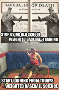 Weighted Baseball Training