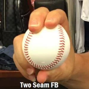 throw a 2 seam fastball