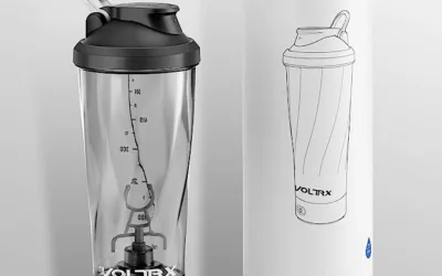 Electric Protein Shaker Bottle