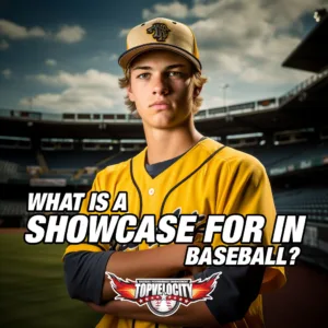 What is a showcase for in baseball?