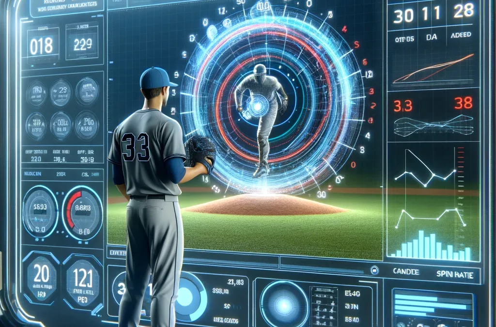 Average College Pitching Spin Rate and Spin Efficiency
