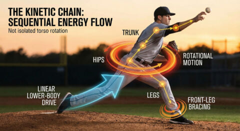 Rotation and the Kinetic Chain in Baseball Pitching - TopVelocity